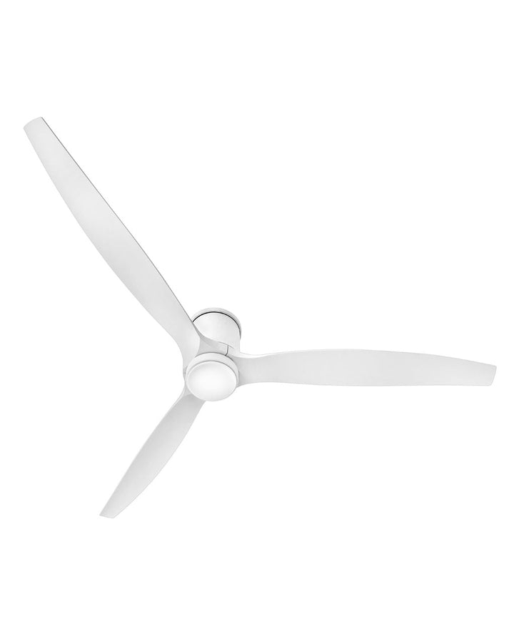 Hinkley Hover Flush 900872FMW-LWD Ceiling Fan 72 - Matte White, Matte White/