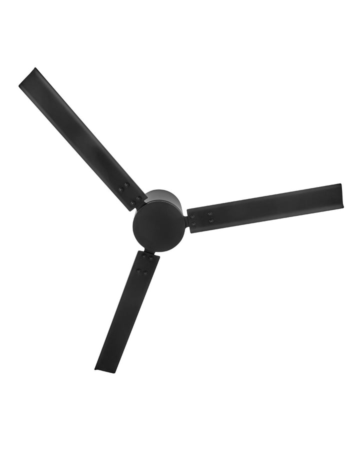 Hinkley Indy Flush 901058FMB-NDD Ceiling Fan 58 - Matte Black, Matte Black/