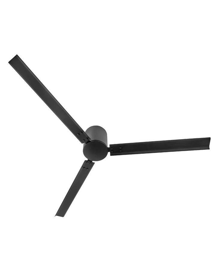 Hinkley Indy Flush 901072FMB-NDD Ceiling Fan 72 - Matte Black, Matte Black/