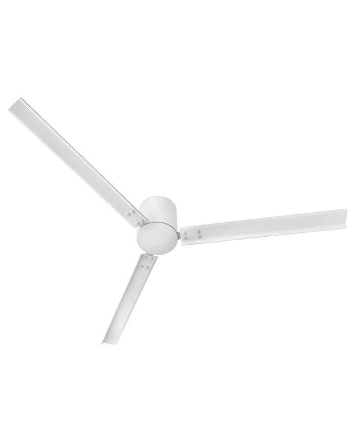 Hinkley Indy Flush 901072FMW-NDD Ceiling Fan 72 - Matte White, Matte White/