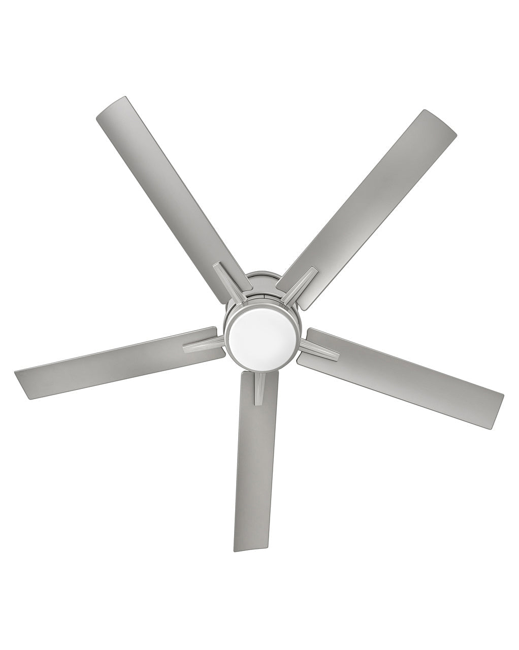 Hinkley Vail Flush 902552FBN-LWD Ceiling Fan 52 - Brushed Nickel, Silver/