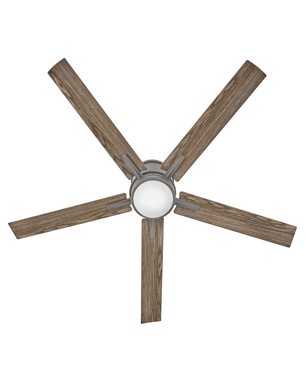 Hinkley Vail Flush 902552FGT-LWD Ceiling Fan 52 - Graphite, Driftwood/