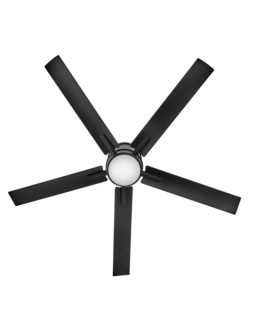 Hinkley Vail Flush 902552FMB-LWD Ceiling Fan 52 - Matte Black, Matte Black/