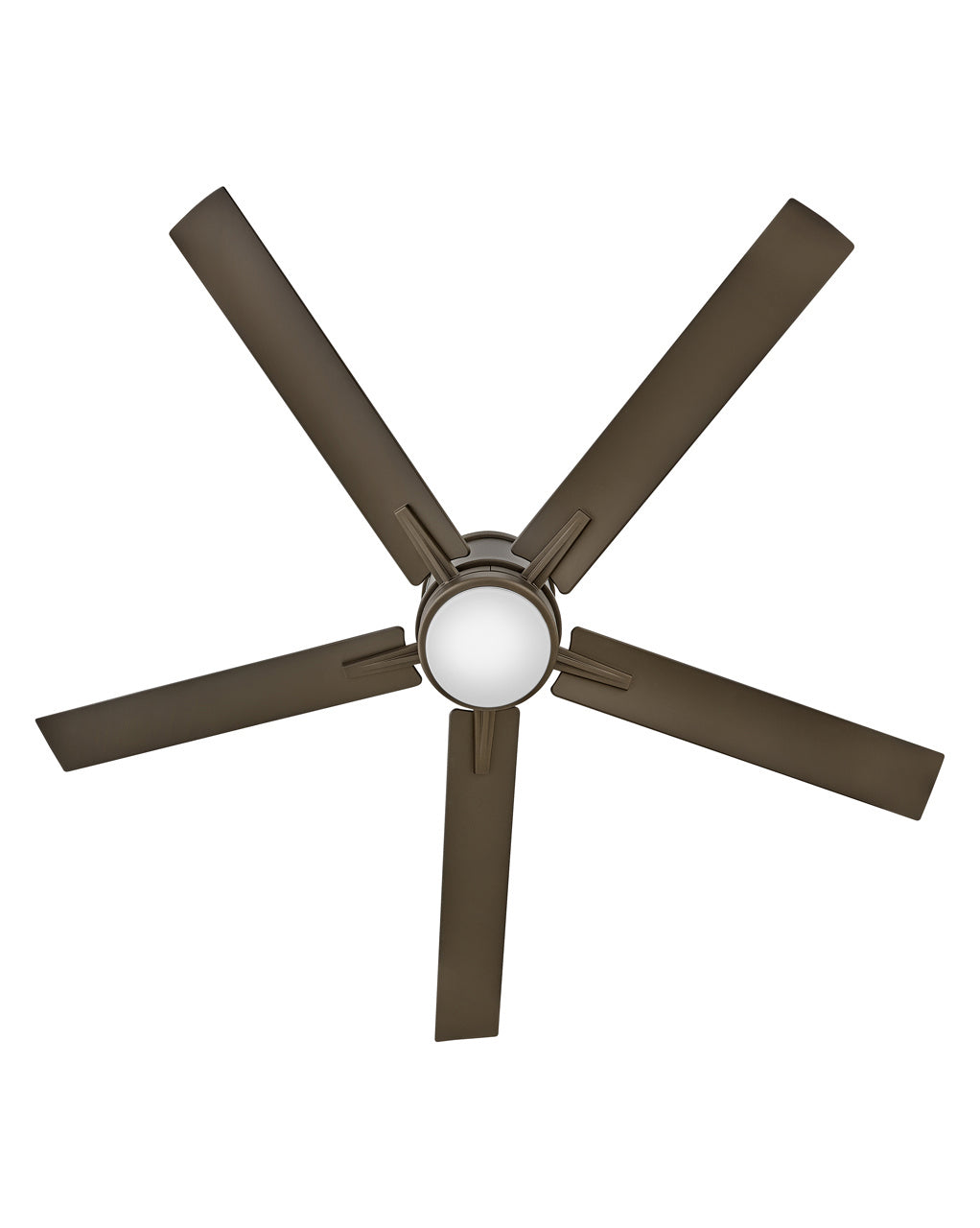 Hinkley Vail Flush 902552FMM-LWD Ceiling Fan 52 - Metallic Matte Bronze, Metallic Matte Bronze/