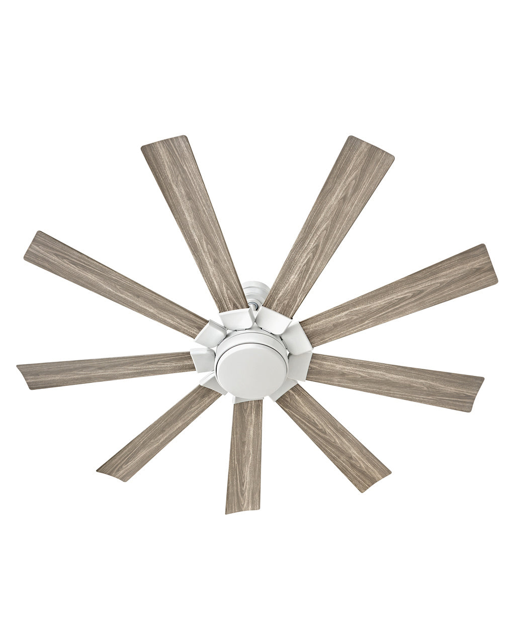 Hinkley Turbine 904260FCW-LWD Ceiling Fan 60 - Chalk White, Weathered Wood/