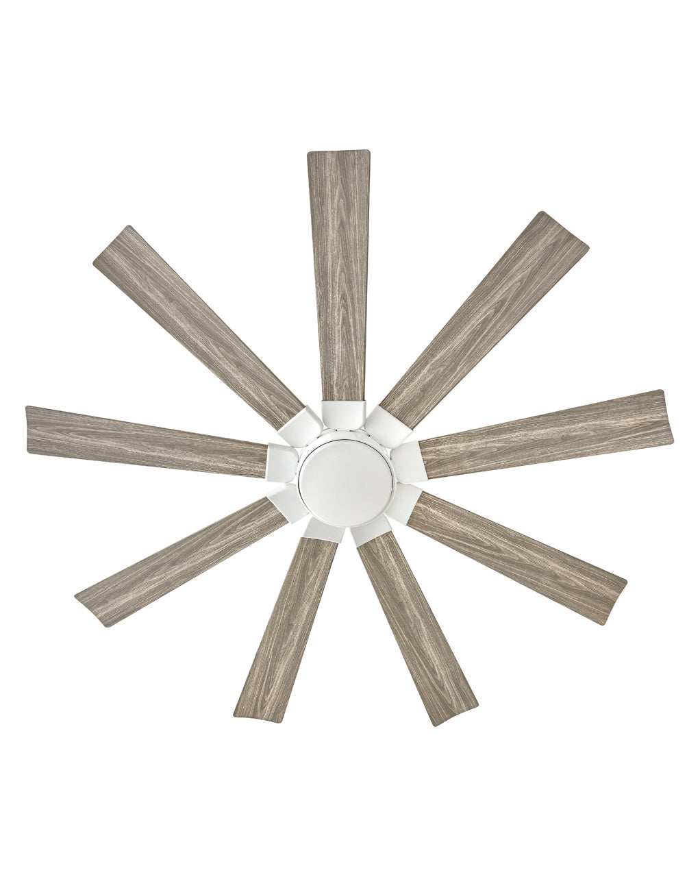 Hinkley Turbine 904260FCW-LWD Ceiling Fan 60 - Chalk White, Weathered Wood/