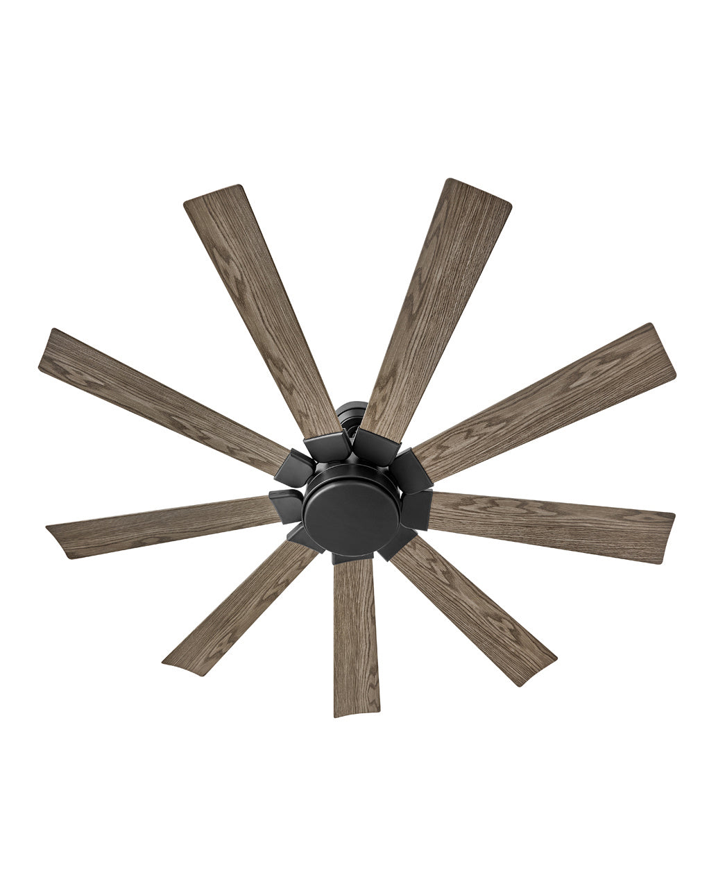 Hinkley Turbine 904260FMB-LWD Ceiling Fan 60 - Matte Black, Driftwood/