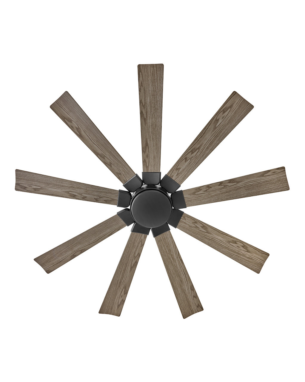 Hinkley Turbine 904260FMB-LWD Ceiling Fan 60 - Matte Black, Driftwood/