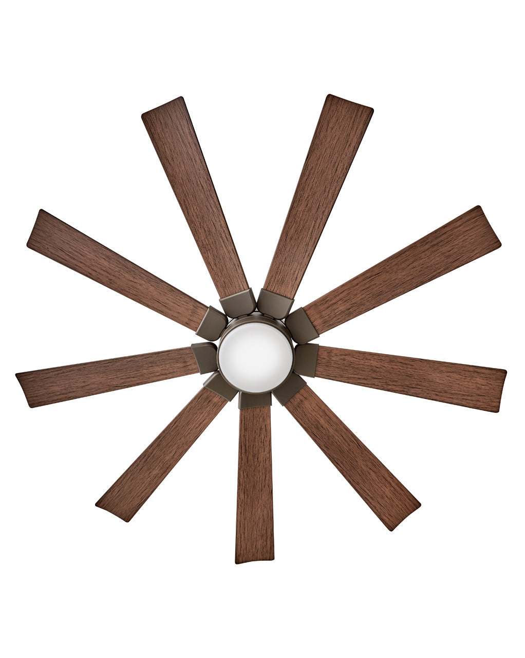 Hinkley Turbine 904260FMM-LWD Ceiling Fan 60 - Metallic Matte Bronze, Walnut/