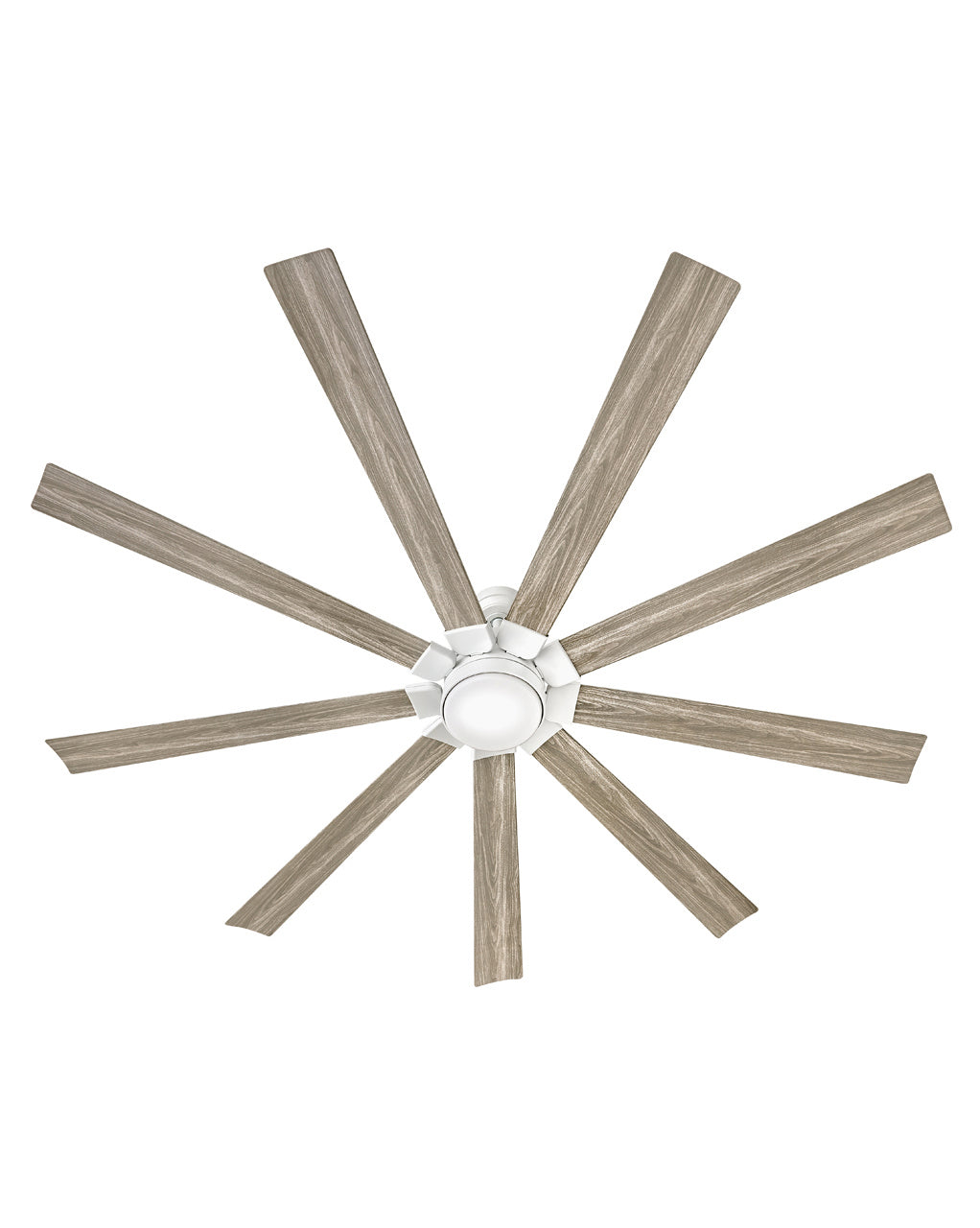 Hinkley Turbine 904280FCW-LWD Ceiling Fan 80 - Chalk White, Weathered Wood/