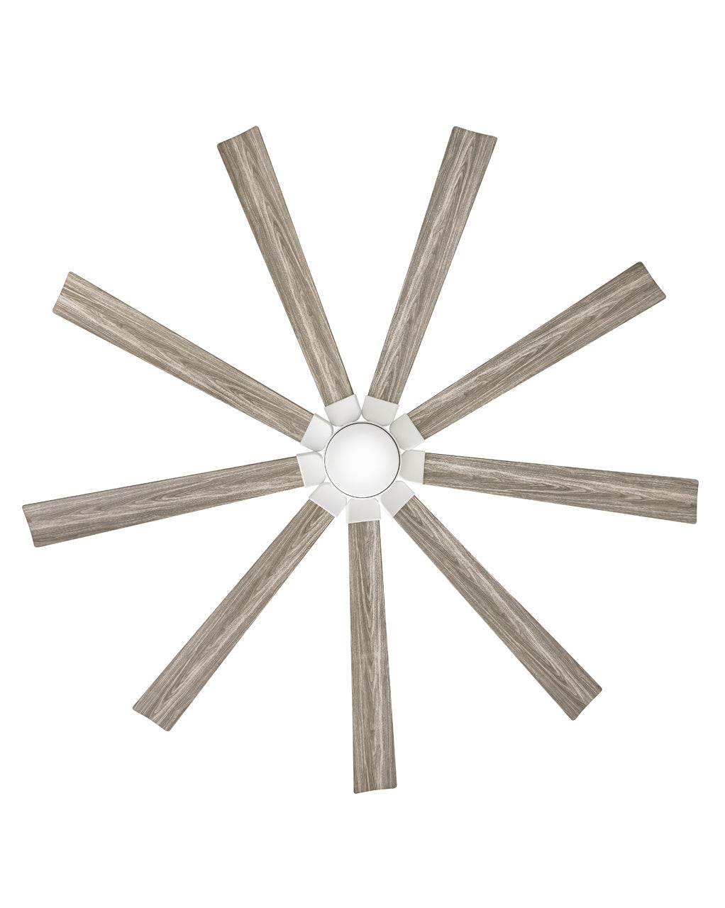 Hinkley Turbine 904280FCW-LWD Ceiling Fan 80 - Chalk White, Weathered Wood/