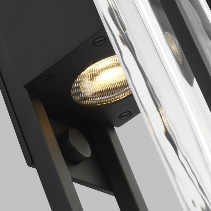 Visual Comfort Modern Duelle 700WSDUE28B-LED927-277 Wall Light - Nightshade Black