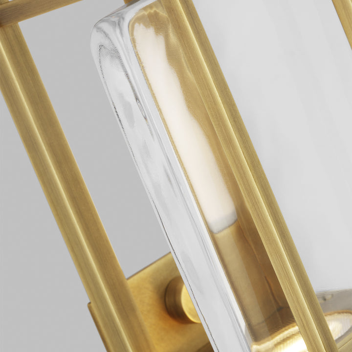 Visual Comfort Modern Duelle 700WSDUE28NB-LED927-277 Wall Light - Natural Brass