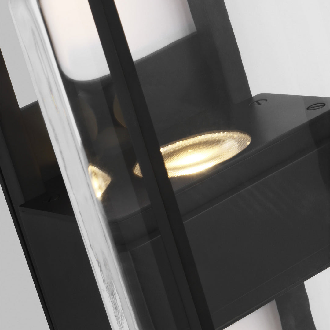Visual Comfort Modern Duelle 700WSDUE18B-LED927-277 Wall Light - Nightshade Black