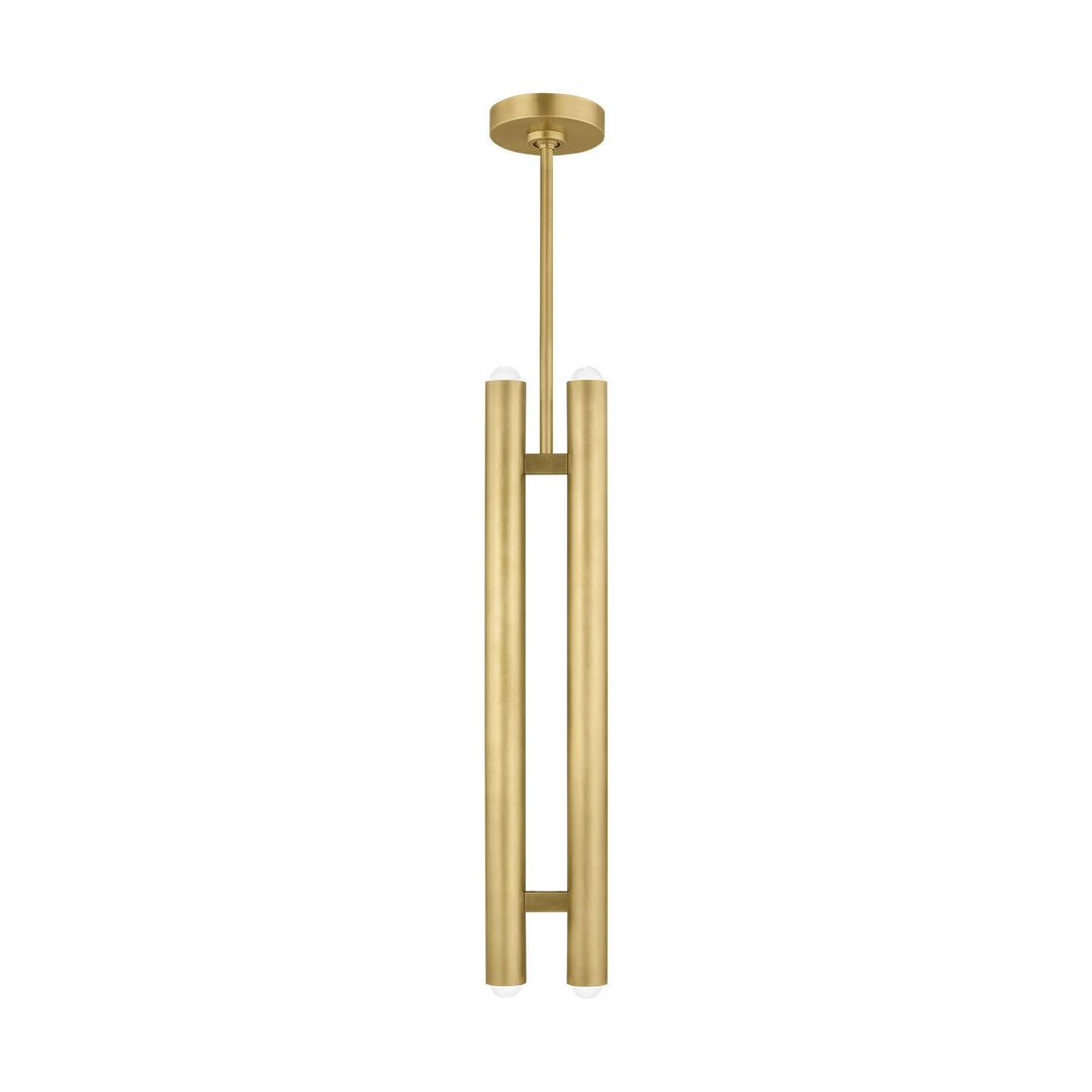 Visual Comfort Modern Ebell 700TDEBL223NB-LED927-277 Pendant Light - Natural Brass