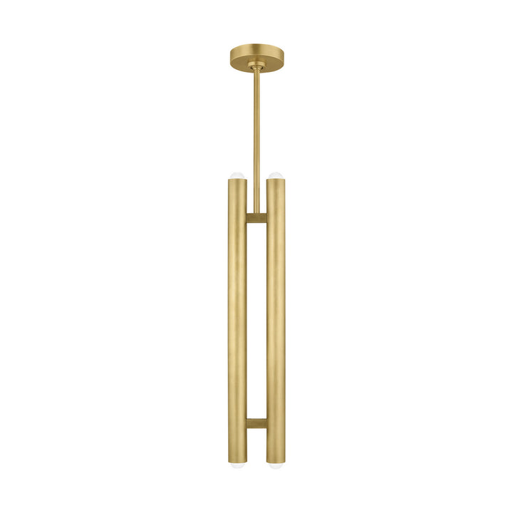 Visual Comfort Modern Ebell 700TDEBL223NB-LED927-277 Pendant Light - Natural Brass