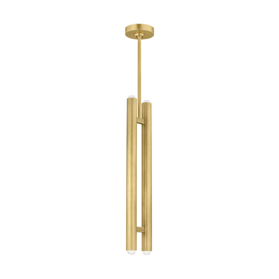 Visual Comfort Modern Ebell 700TDEBL223NB-LED927-277 Pendant Light - Natural Brass