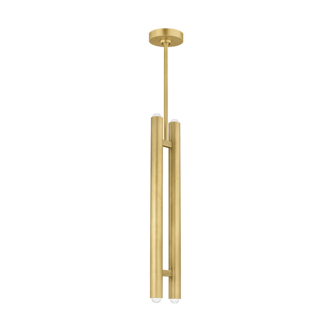 Visual Comfort Modern Ebell 700TDEBL223NB-LED927-277 Pendant Light - Natural Brass