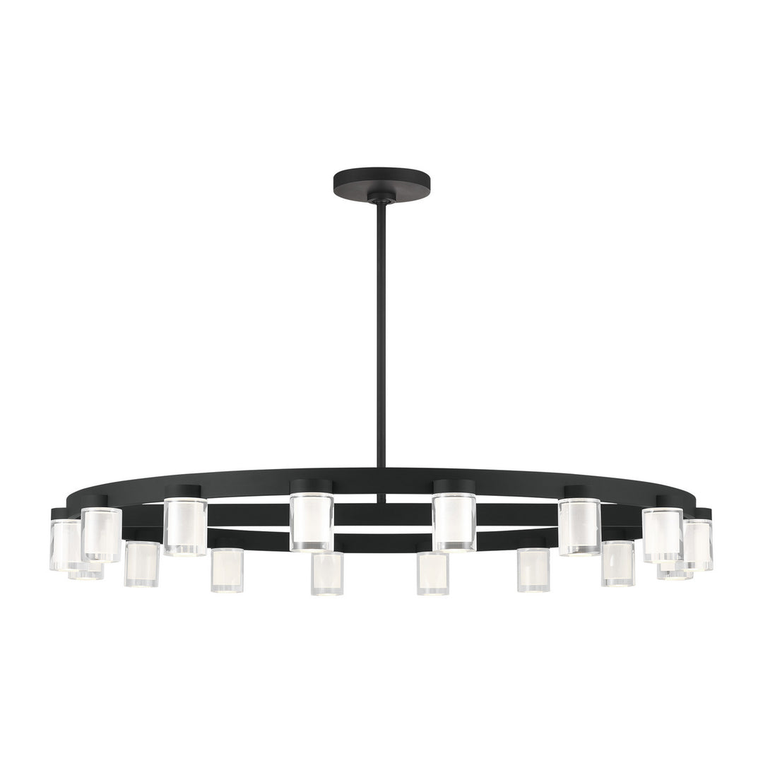 Visual Comfort Modern Esfera 700ESF44B-LED927-277 Pendant Light - Nightshade Black