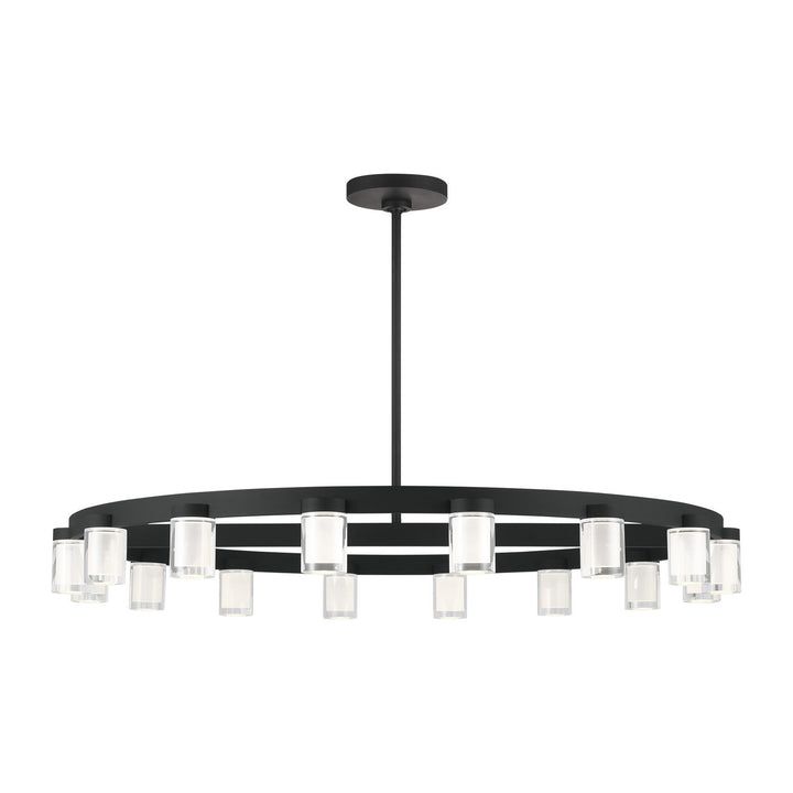 Visual Comfort Modern Esfera 700ESF44B-LED927-277 Pendant Light - Nightshade Black