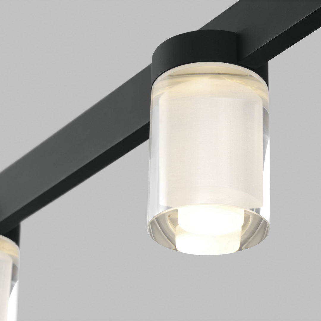 Visual Comfort Modern Esfera 700LSESF60B-LED927-277 Pendant Light - Nightshade Black