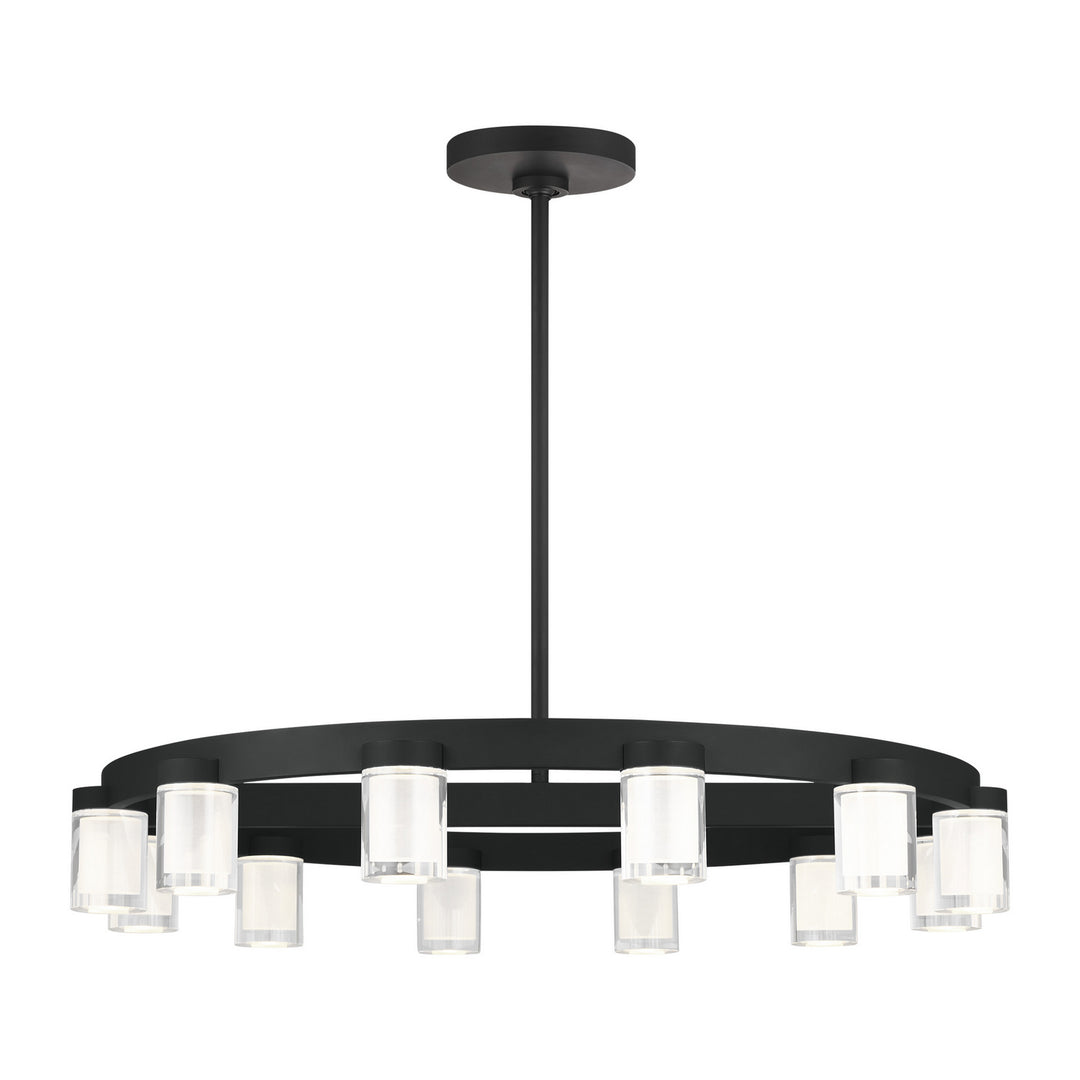 Visual Comfort Modern Esfera 700ESF32B-LED927 Chandelier Light - Nightshade Black