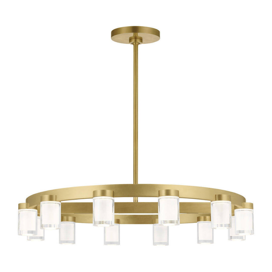 Visual Comfort Modern Esfera 700ESF32NB-LED927-277 Chandelier Light - Natural Brass