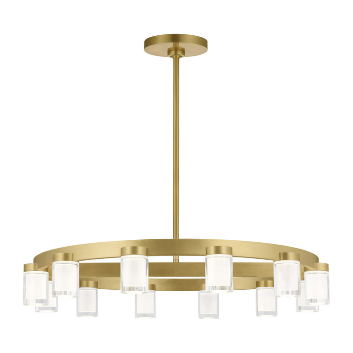 Visual Comfort Modern Esfera 700ESF32NB-LED927-277 Chandelier Light - Natural Brass