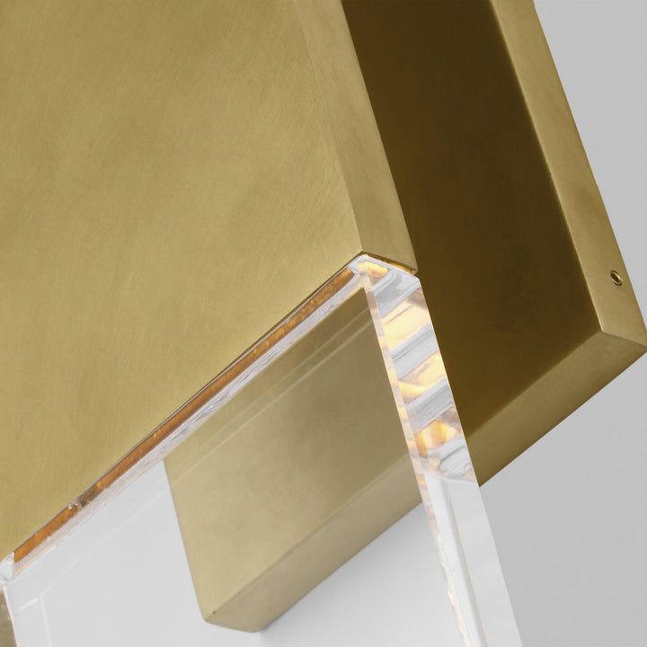 Visual Comfort Modern 700OWKLM92720NBUNV Kulma Led Wall Mount Outdoor Brass