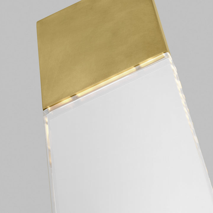 Visual Comfort Modern 700OPKLM92720NBUNV Kulma Led Pendant Outdoor Brass