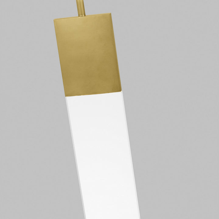 Visual Comfort Modern 700OPKLM92720NBUNV Kulma Led Pendant Outdoor Brass