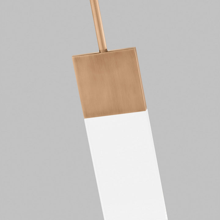 Visual Comfort Modern 700OPKLM92715PUNV Kulma Led Pendant Outdoor Copper/Antique/Verde