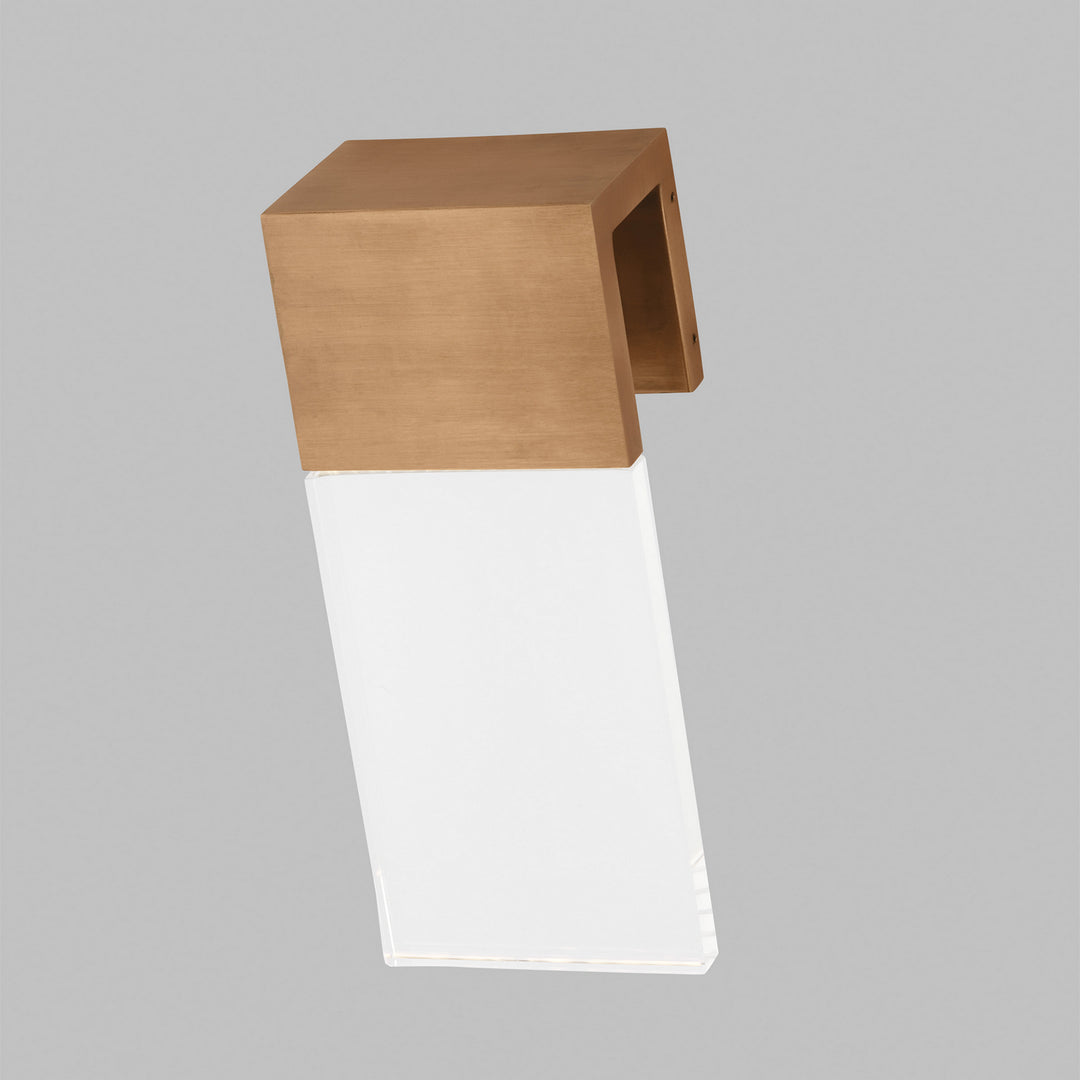 Visual Comfort Modern 700OWKLM92710PUNV Kulma Led Wall Mount Outdoor Copper/Antique/Verde