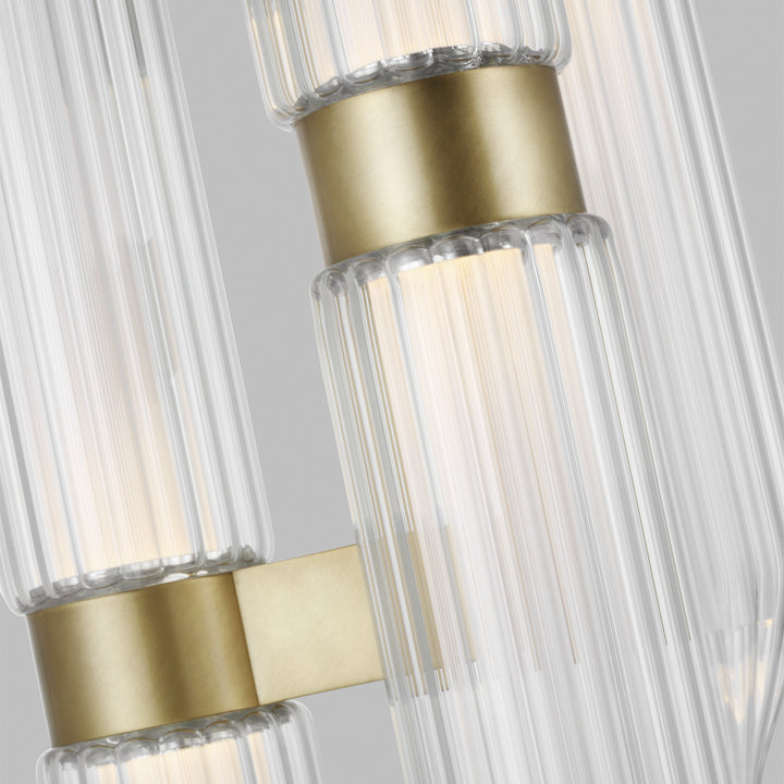 Visual Comfort Modern Langston 700TDLGSN10BR-LED927-277 Pendant Light - Plated Brass