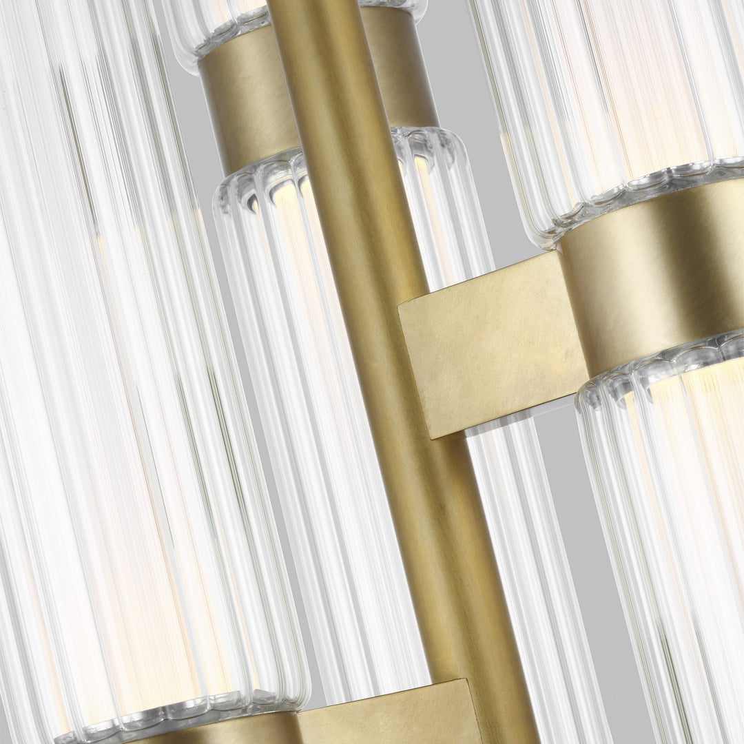 Visual Comfort Modern Langston 700TDLGSN10BR-LED927-277 Pendant Light - Plated Brass