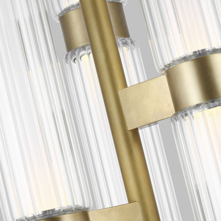Visual Comfort Modern Langston 700TDLGSN10BR-LED927-277 Pendant Light - Plated Brass
