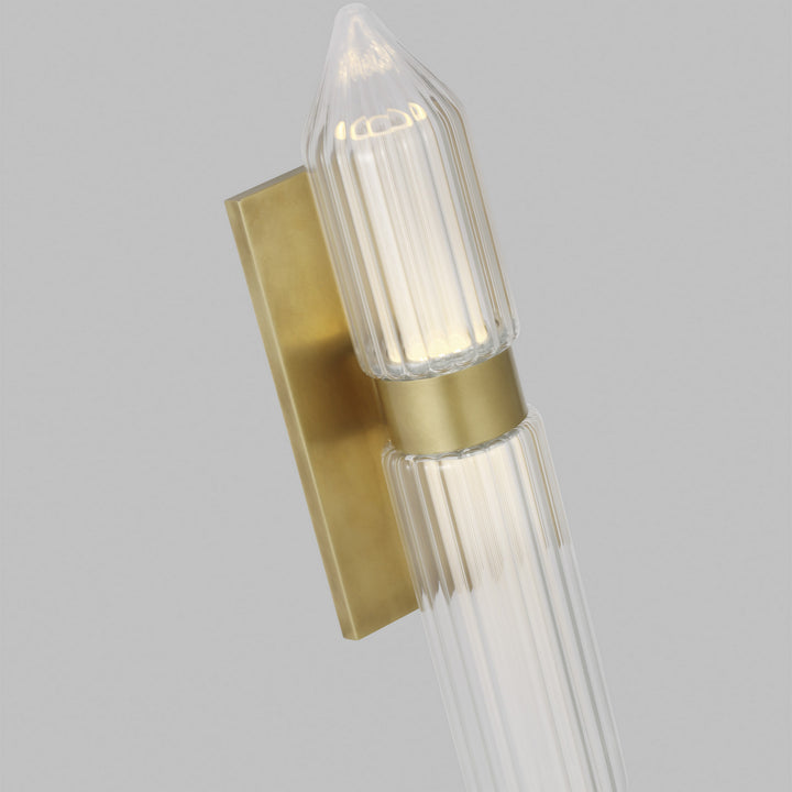 Visual Comfort Modern Langston 700WSLGSN18BR-LED927 Wall Light - Plated Brass