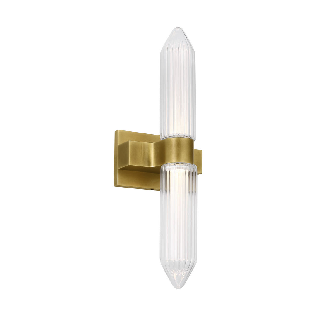 Visual Comfort Modern Langston 700BCLGSN23BR-LED927-277 Bath Vanity Light 7 in. wide - Plated Brass