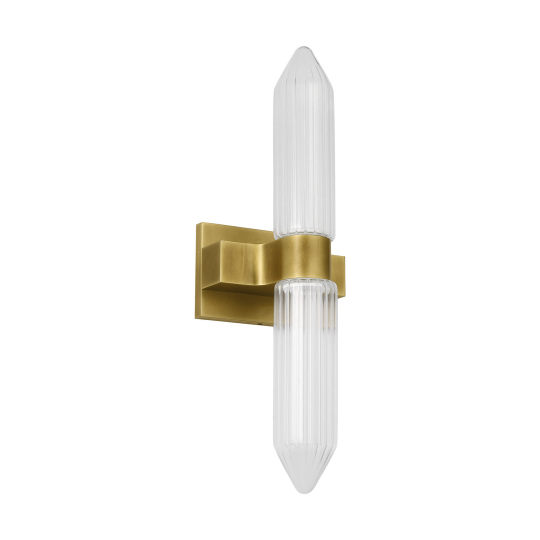 Visual Comfort Modern Langston 700BCLGSN23BR-LED927-277 Bath Vanity Light 7 in. wide - Plated Brass