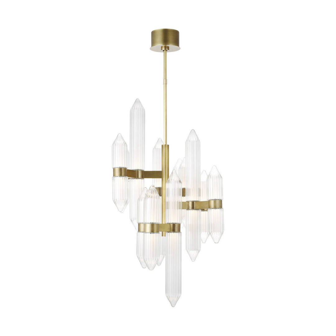 Visual Comfort Modern Langston 700LGSN31BR-LED927 Pendant Light - Plated Brass