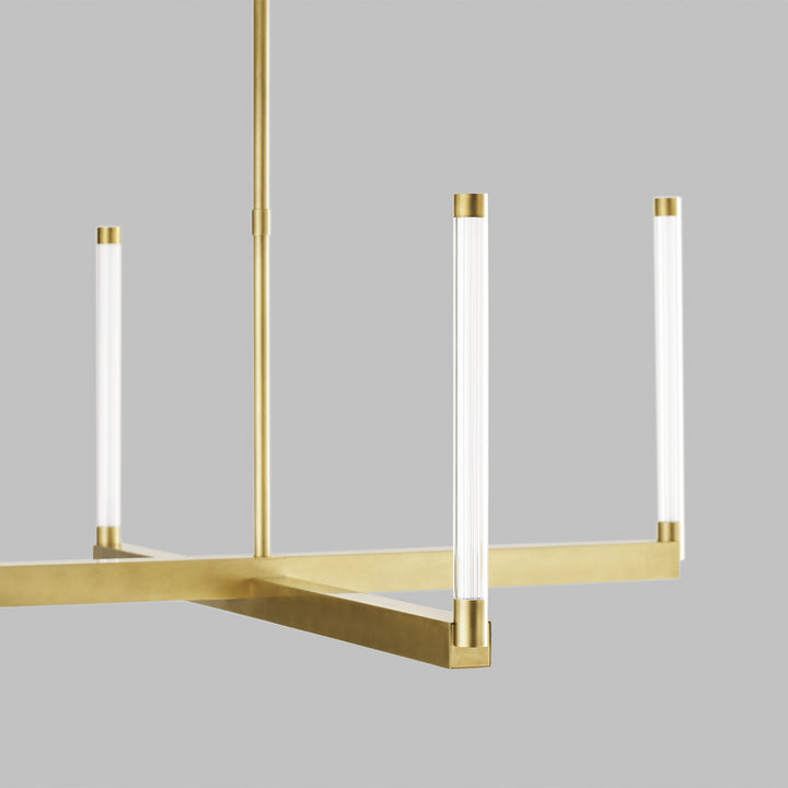 Visual Comfort Modern Phobos 700PHB36NB-LED927-277 Chandelier Light - Natural Brass