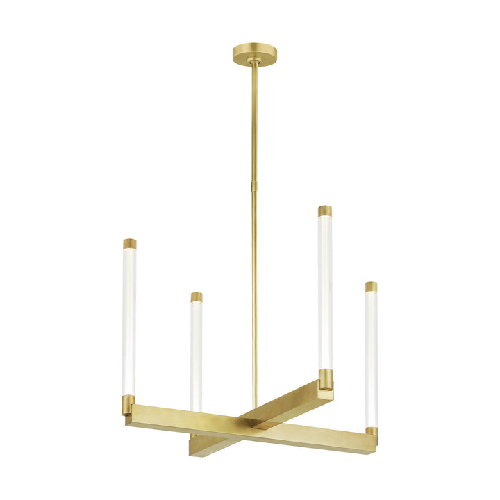 Visual Comfort Modern Phobos 700PHB24NB-LED927-277 Chandelier Light - Natural Brass