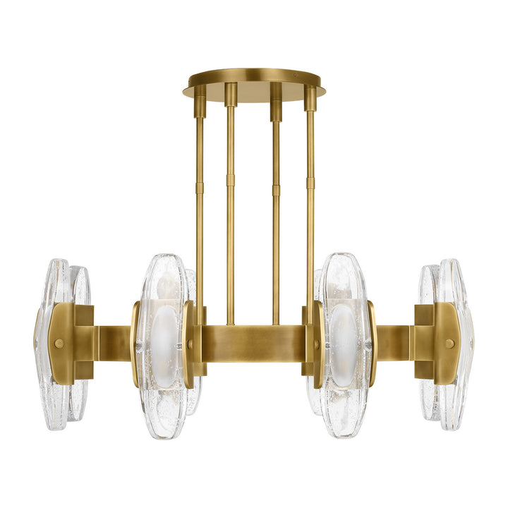 Visual Comfort Modern Wythe 700WYT8BR-LED927 Chandelier Light - Plated Brass