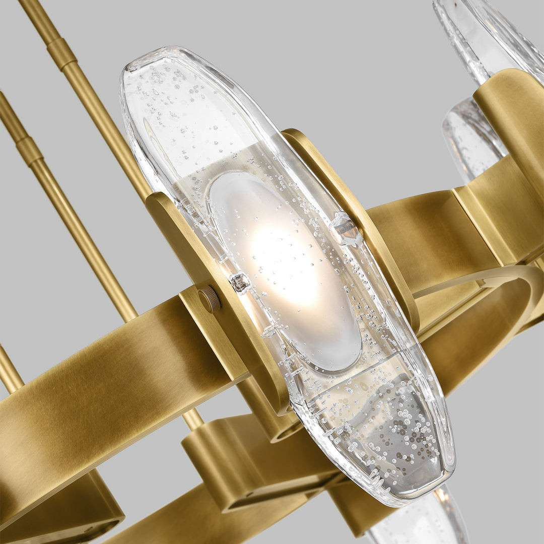 Visual Comfort Modern Wythe 700WYT8BR-LED927 Chandelier Light - Plated Brass