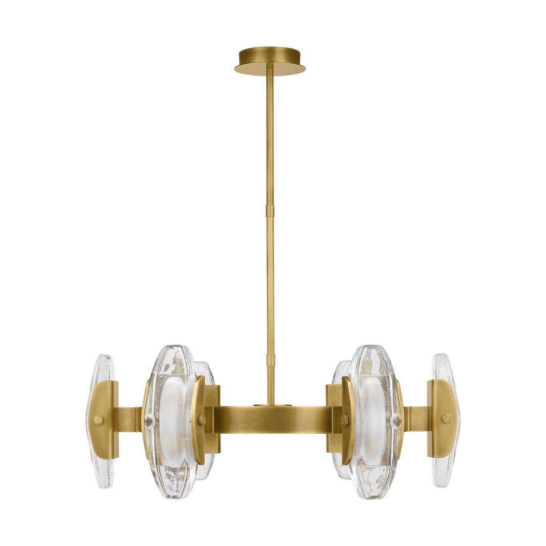 Visual Comfort Modern Wythe 700WYT6MBR-LED927 Chandelier Light - Plated Brass