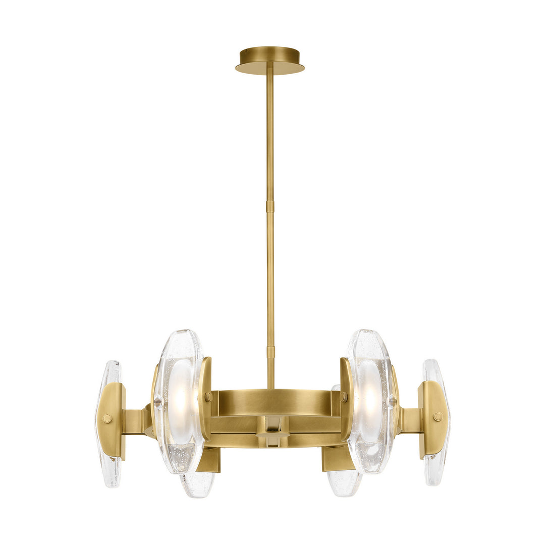 Visual Comfort Modern Wythe 700WYT6MBR-LED927 Chandelier Light - Plated Brass