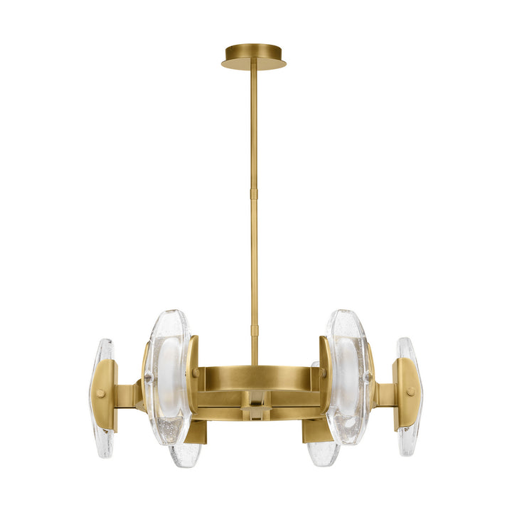 Visual Comfort Modern Wythe 700WYT6MBR-LED927 Chandelier Light - Plated Brass