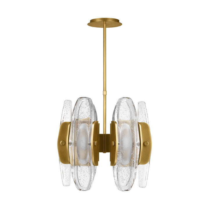 Visual Comfort Modern Wythe 700WYT6BR-LED927 Chandelier Light - Plated Brass