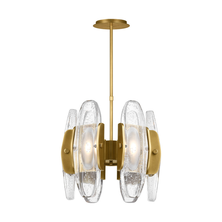 Visual Comfort Modern Wythe 700WYT6BR-LED927 Chandelier Light - Plated Brass