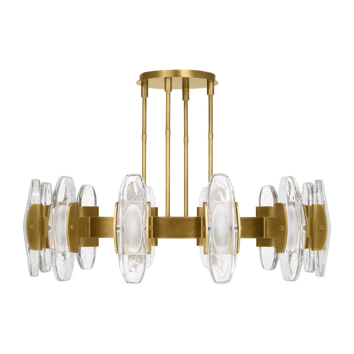 Visual Comfort Modern Wythe 700WYT12BR-LED927 Chandelier Light - Plated Brass